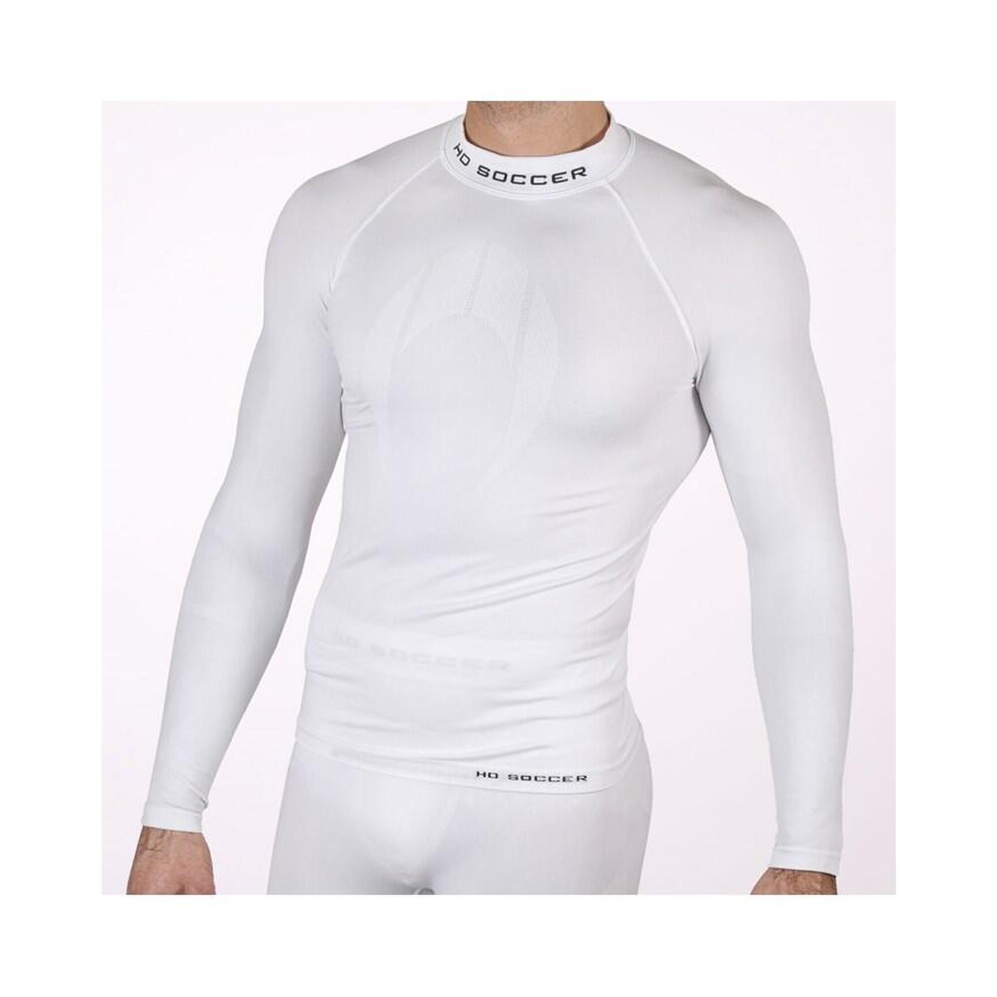 Ho Soccer - Sweat-shirt De Football Thermique À Manches Longues Blanc Pour Adultes - Sous Vêtement Haut - Blanc - 48 Xl - Decathlon