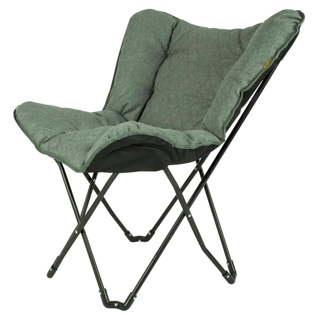 Bo-camp - Chaise De Camping Papillon Pliante Lounge Chair Butterfly - Chaise - Vert - Taille Unique - Decathlon