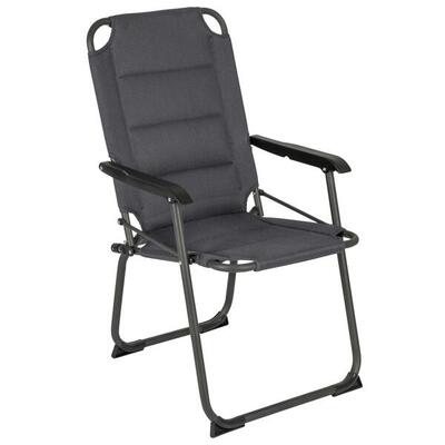 Bo-camp stoel copa rio comfort xxl air gepolsterd grijs