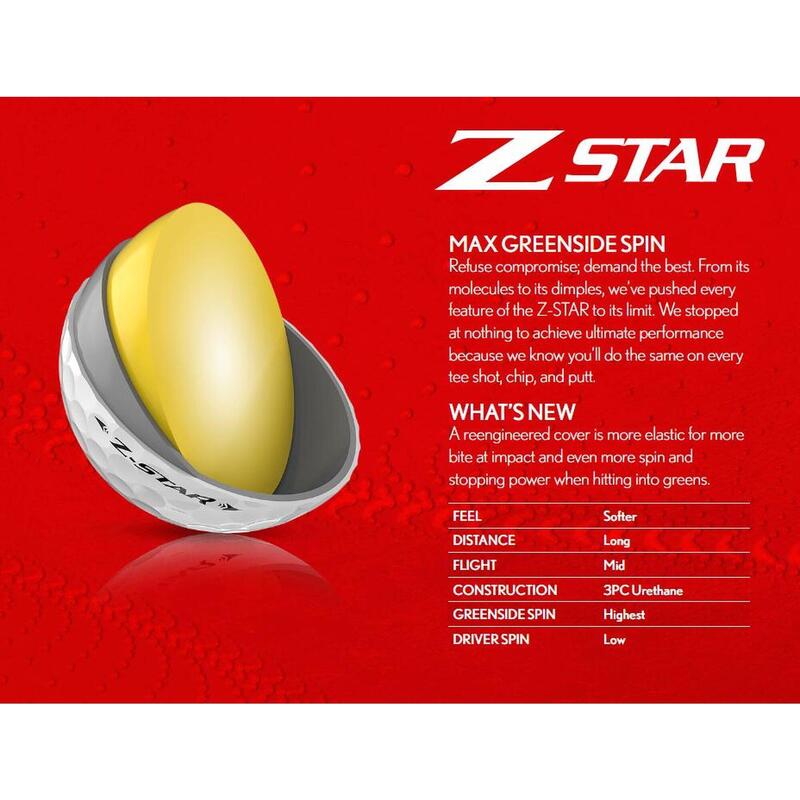 Z STAR 3 LAYERS GOLF BALL (12PCS) – WHITE