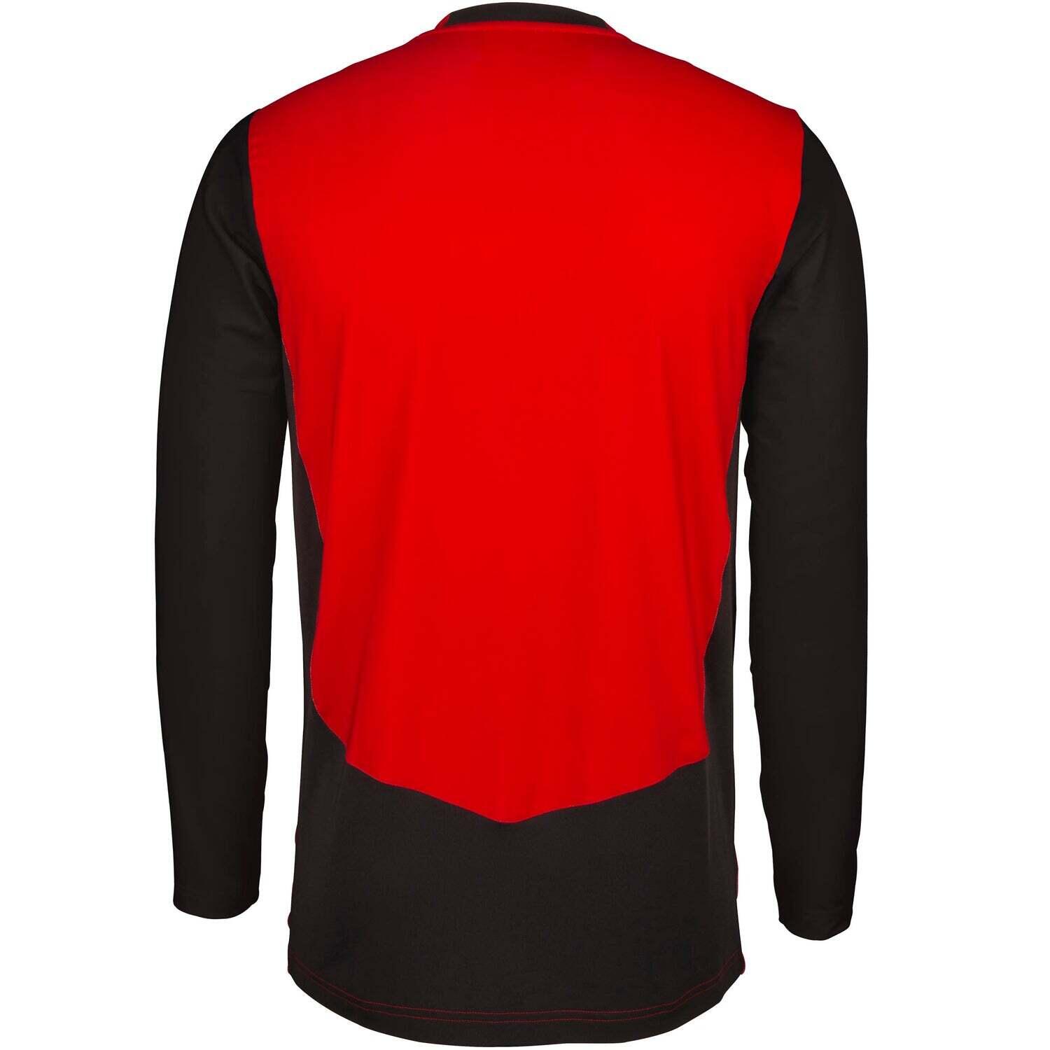 Pro Performance T20 L/S Playing Shirt,Red/Black,Junior 2/3