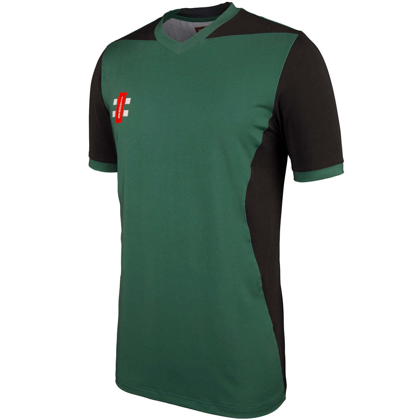 Pro Performance T20 Short Sleeve Shirt, Green / Black, Junior 3/3