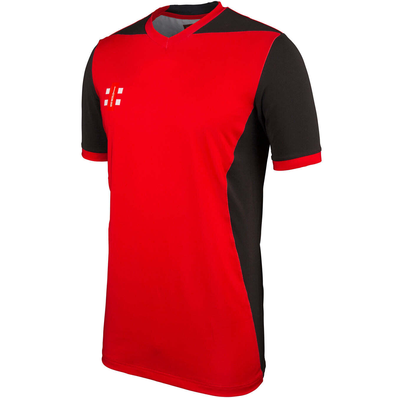 Pro Performance T20 Short Sleeve Shirt, Red / Black,, Adult 3/3