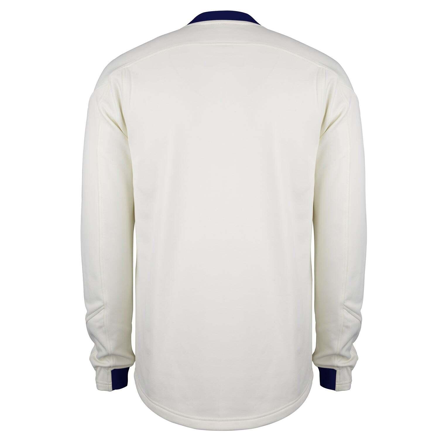 Pro Performance Adult Sweater, Ivory / Navy 2/2