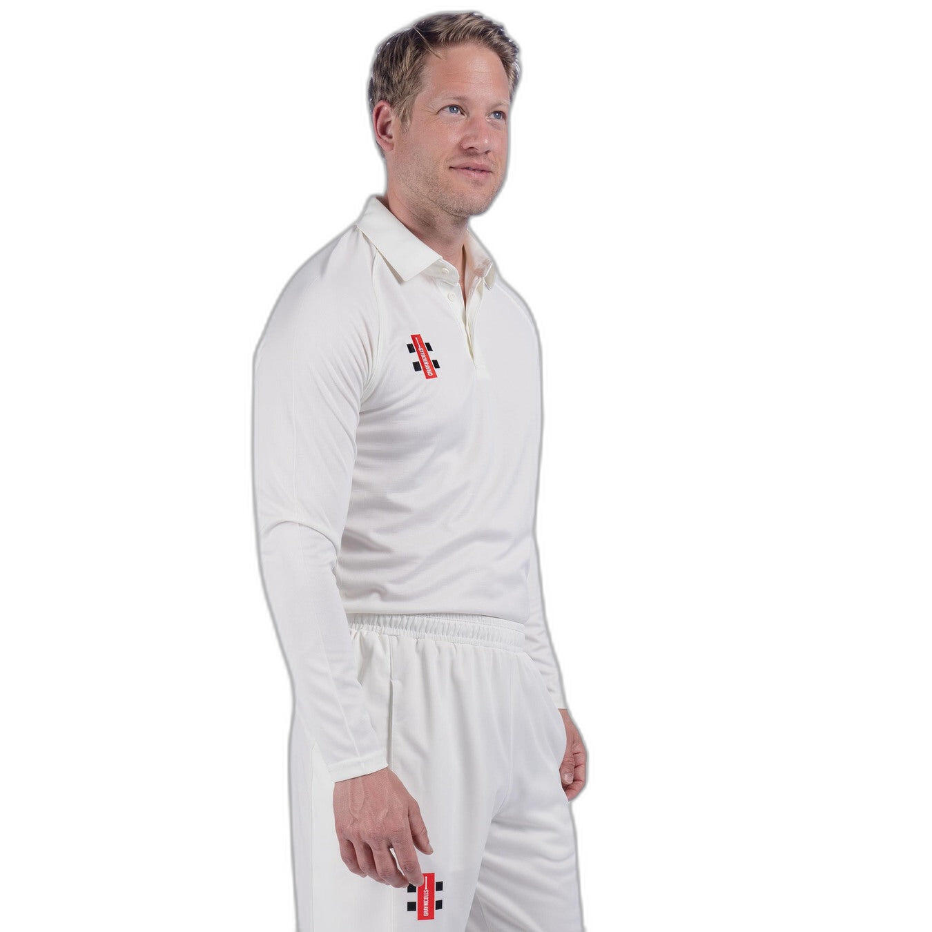 Polo manches longues Gray-Nicolls Matrix V2 4/5