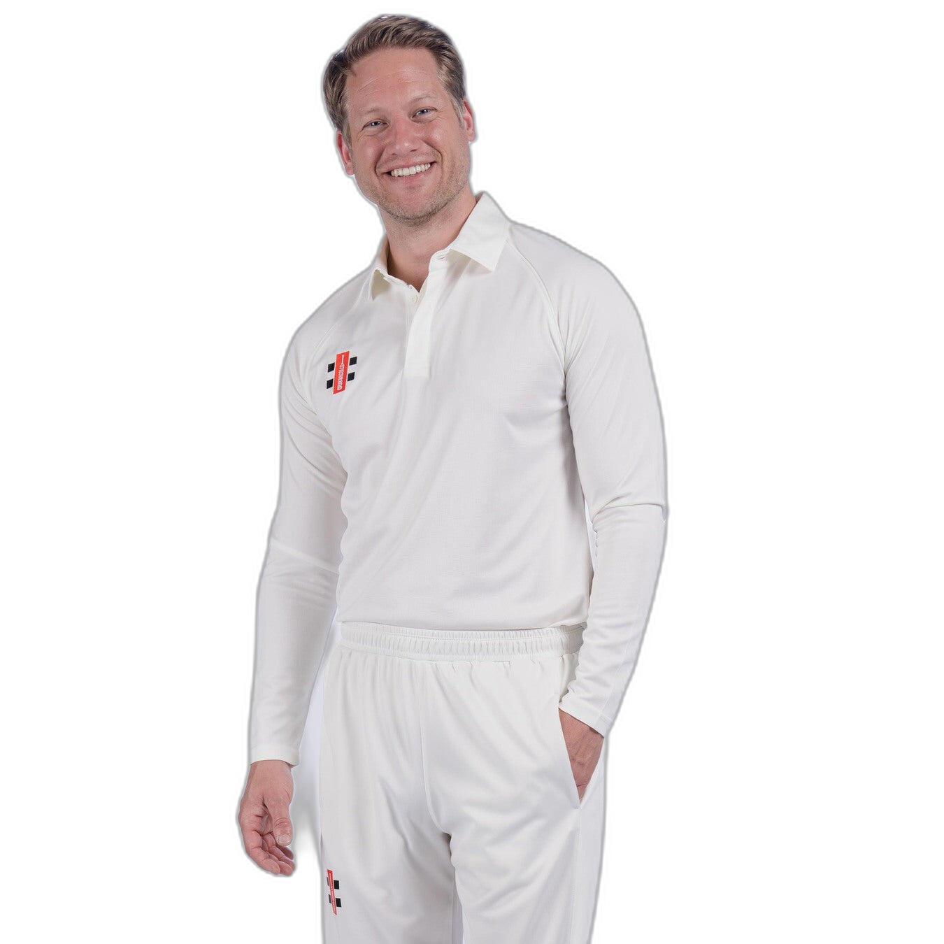 Polo manches longues Gray-Nicolls Matrix V2 2/5