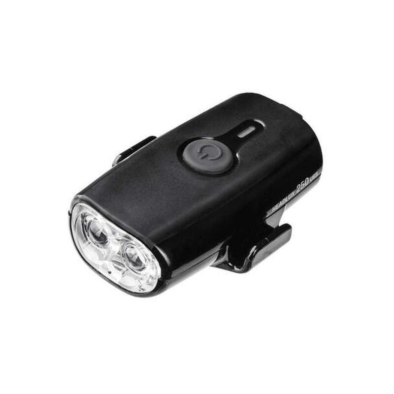 TMS088B - Headlux 250 Lumens USB Bike Front Light - Black