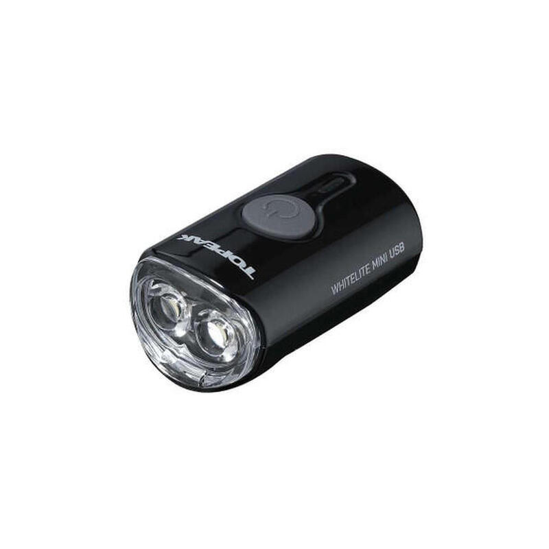 TMS079B - WhiteLite Mini USB 充電單車前燈 - 黑色