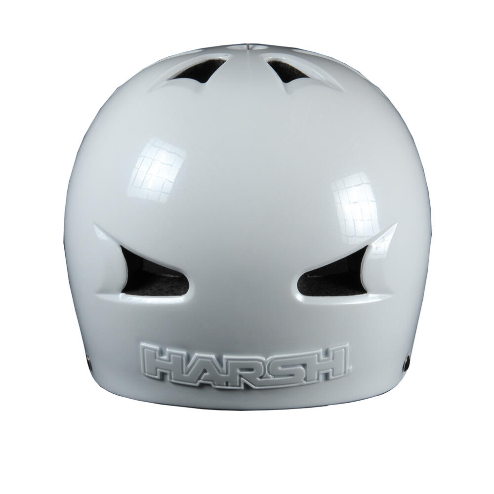 HARSH HX1 EPS LIGHTWEIGHT SKATE / SKATEBOARD / SCOOTER HELMET – PEARL WHITE 4/4