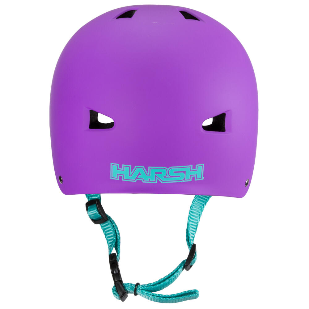 HARSH ABS ACTION SPORTS SKATE / SKATEBOARD / SCOOTER HELMET - PURPLE 4/5