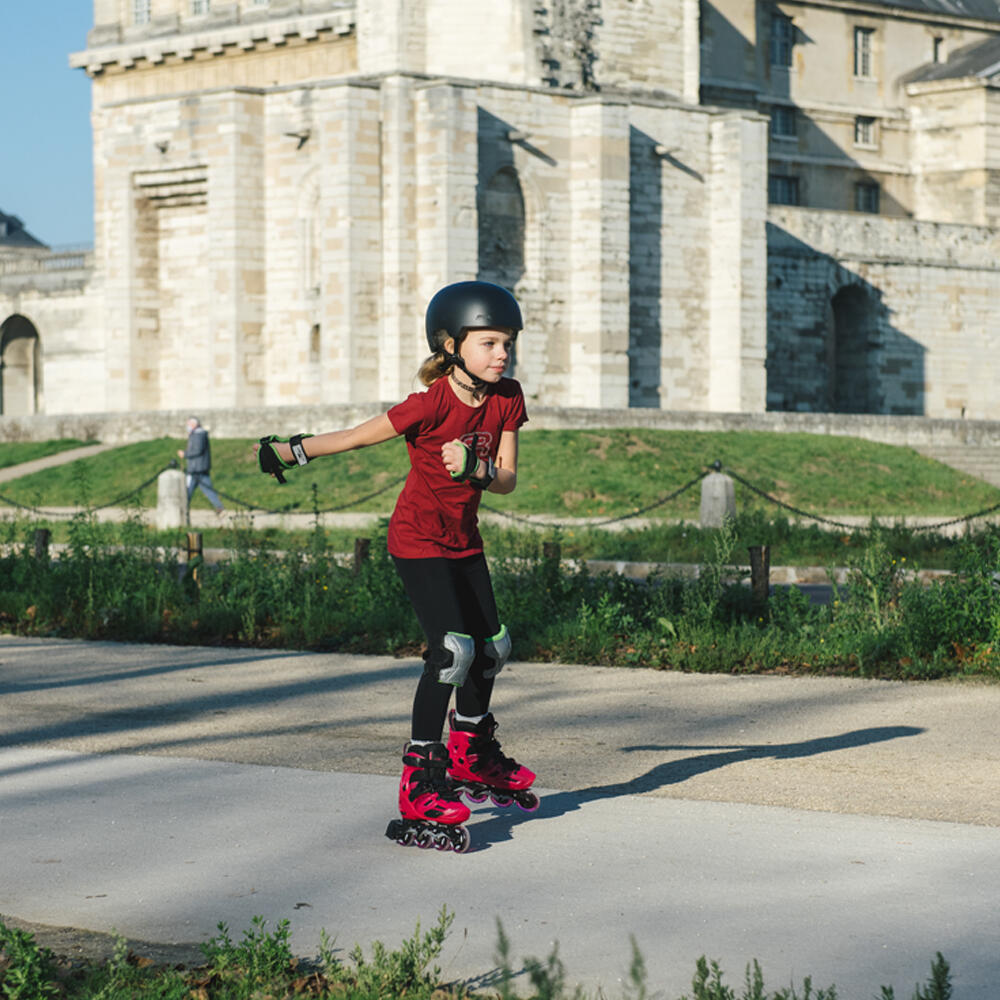 FR AXS ADJUSTABLE SIZE INLINE FITNESS & FREESTYLE SKATES - SIZE 33-36 5/5
