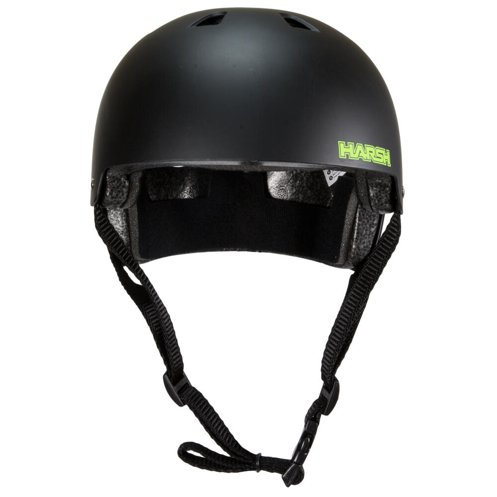 HARSH ABS ACTION SPORTS SKATE / SKATEBOARD / SCOOTER HELMET - MATT BLACK 3/5