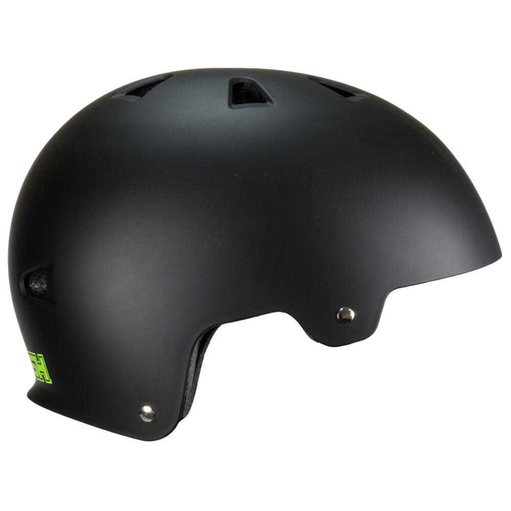 HARSH ABS ACTION SPORTS SKATE / SKATEBOARD / SCOOTER HELMET - MATT BLACK 5/5