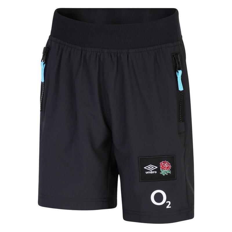 England Rugby Short 22/23 Enfant (Noir)