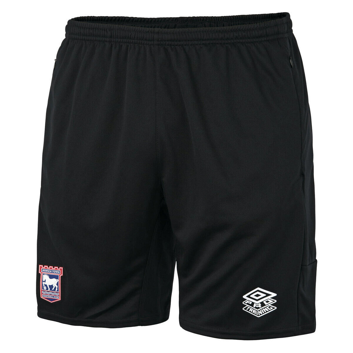 UMBRO Ipswich Town FC Mens 22/23 Training Shorts (Black)