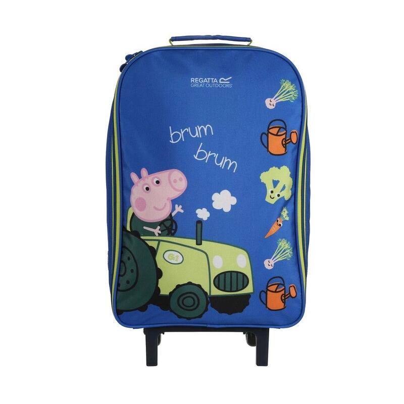 Koffer mit zwei Rädern "Brum Brum", "Peppa Pig" Kinder Königsblau