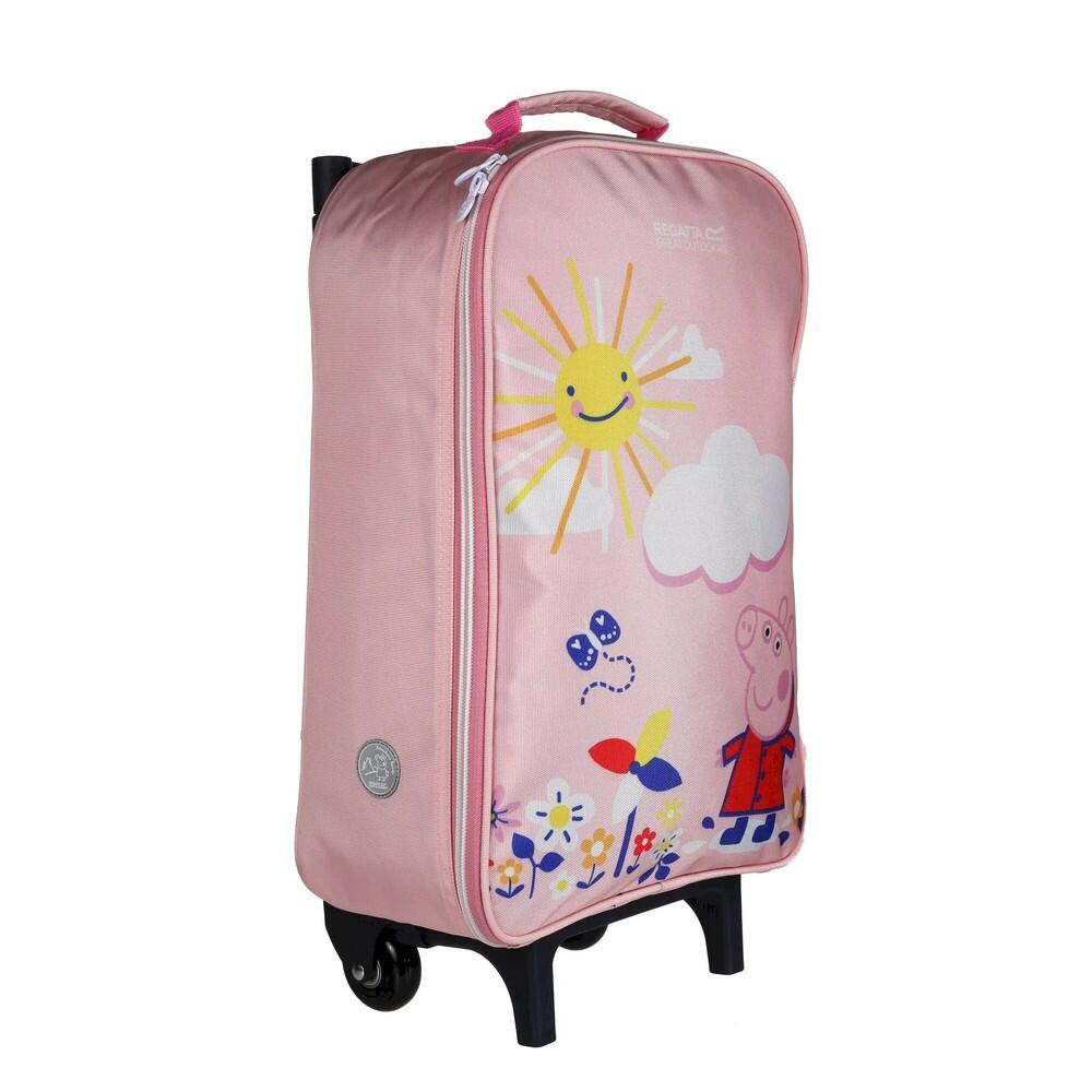 Childrens/Kids Peppa Pig 2 Wheeled Suitcase (Pink Mist) 3/4