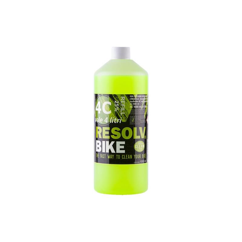 Detergente ricarica Resolvbike®Clean 4C da 1 litro per lavaggio bici