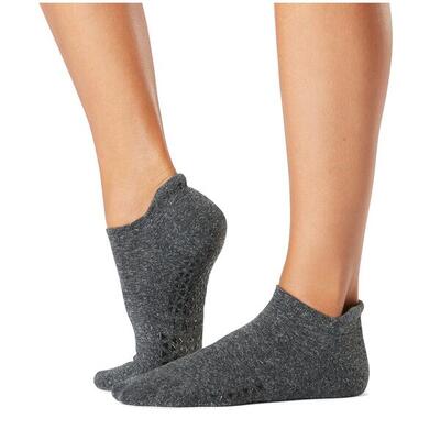 Tavi savvy yoga no-show grip socks - grijs/donkergrijs - gripsokken