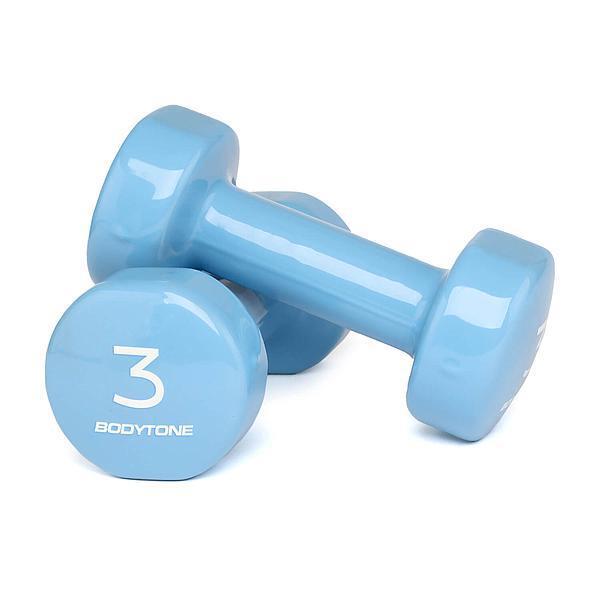 2 Unidades 9 kg Mancuernas Pesas Hexagonales de Vinilo Fitness Gimnasia  Azul