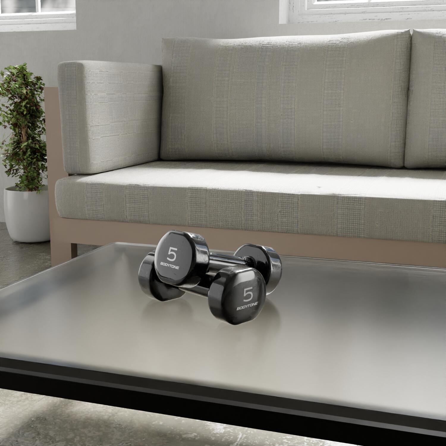 Halteres de vinil 5kg (par) 5/5