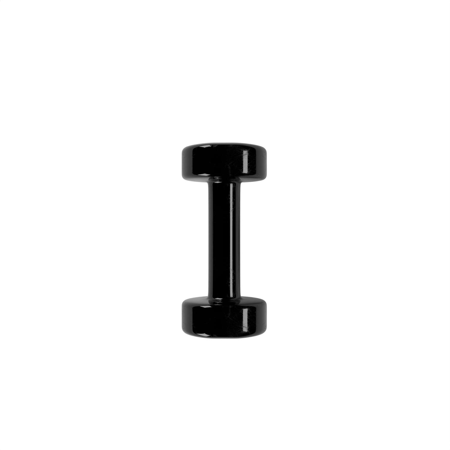 Oliver Lot de 2 Haltères Poids 5 kg en Vinyle Noir