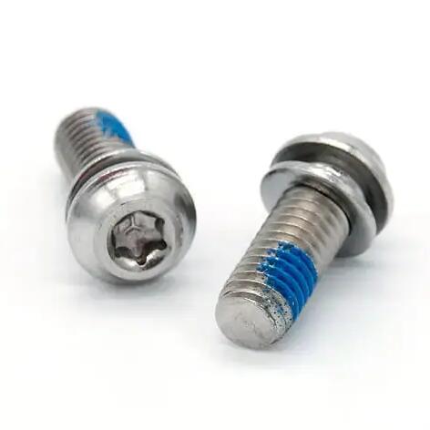Lightweight stainless steel motorcycle fasteners for adapter Galfer M6X16 (x20)