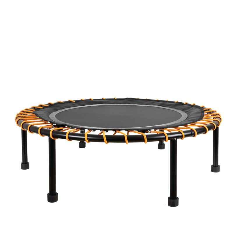 Fitness Mini-Trampolin Ø 110 cm mit 6 verstellbare Elastobänder + gratis Socken
