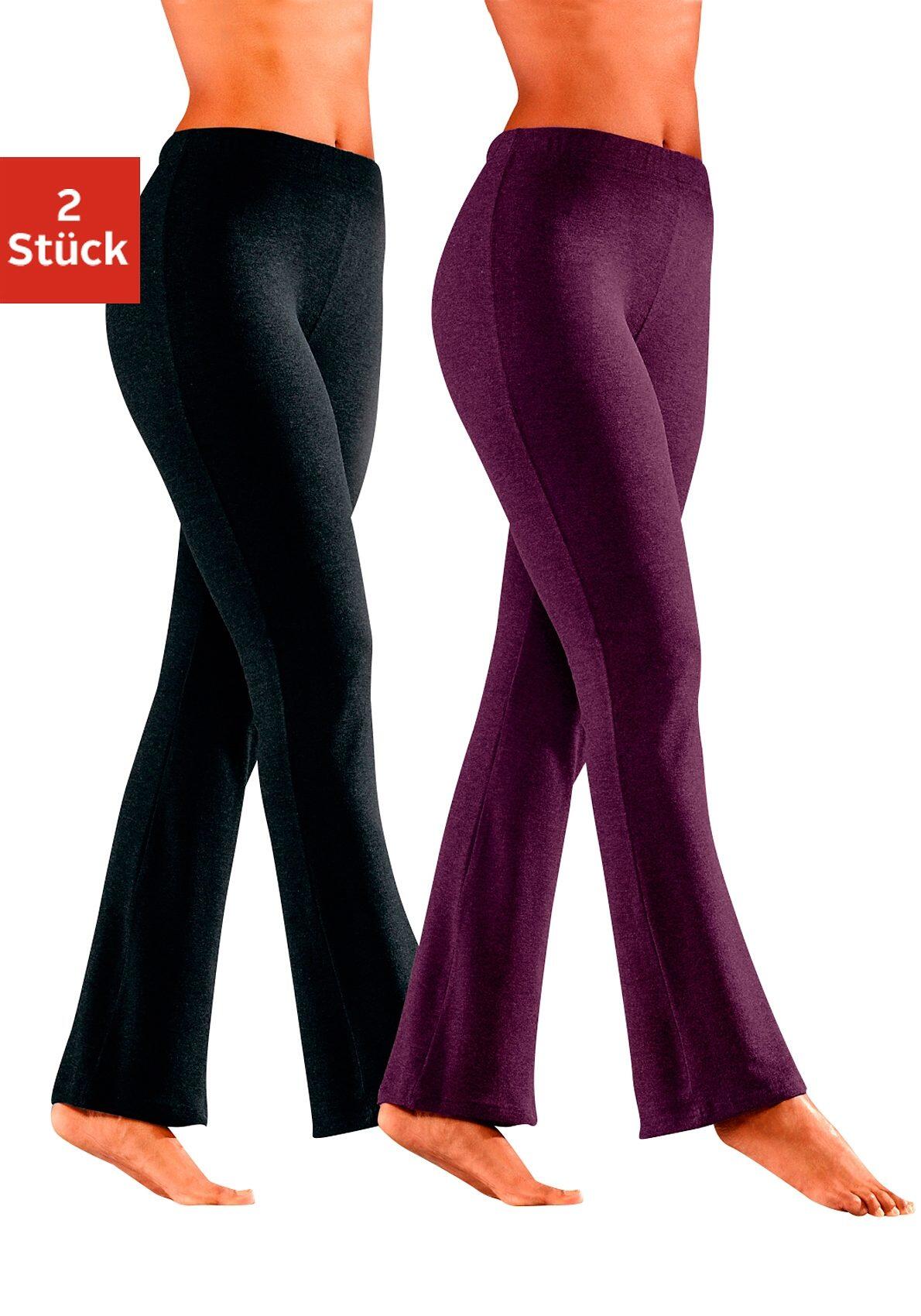 VIVANCE ACTIVE Damen Vivance Homewearhosen (2 Stück) aus softer elastischer Qualität