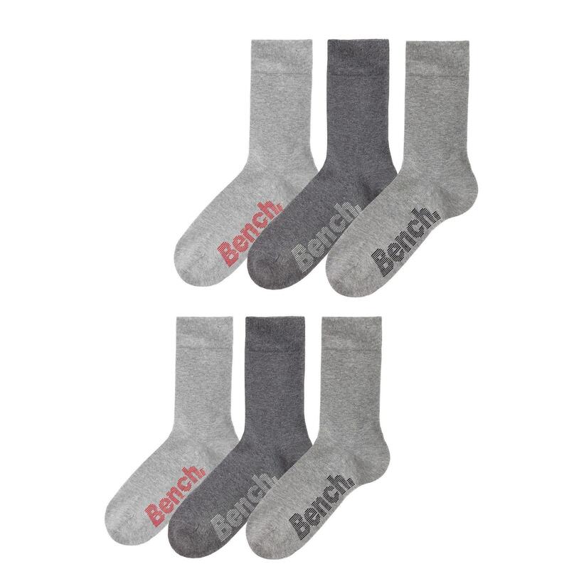 Bench. Socken (6 Paar) mit verschiedenfarbigen Logos für neutral