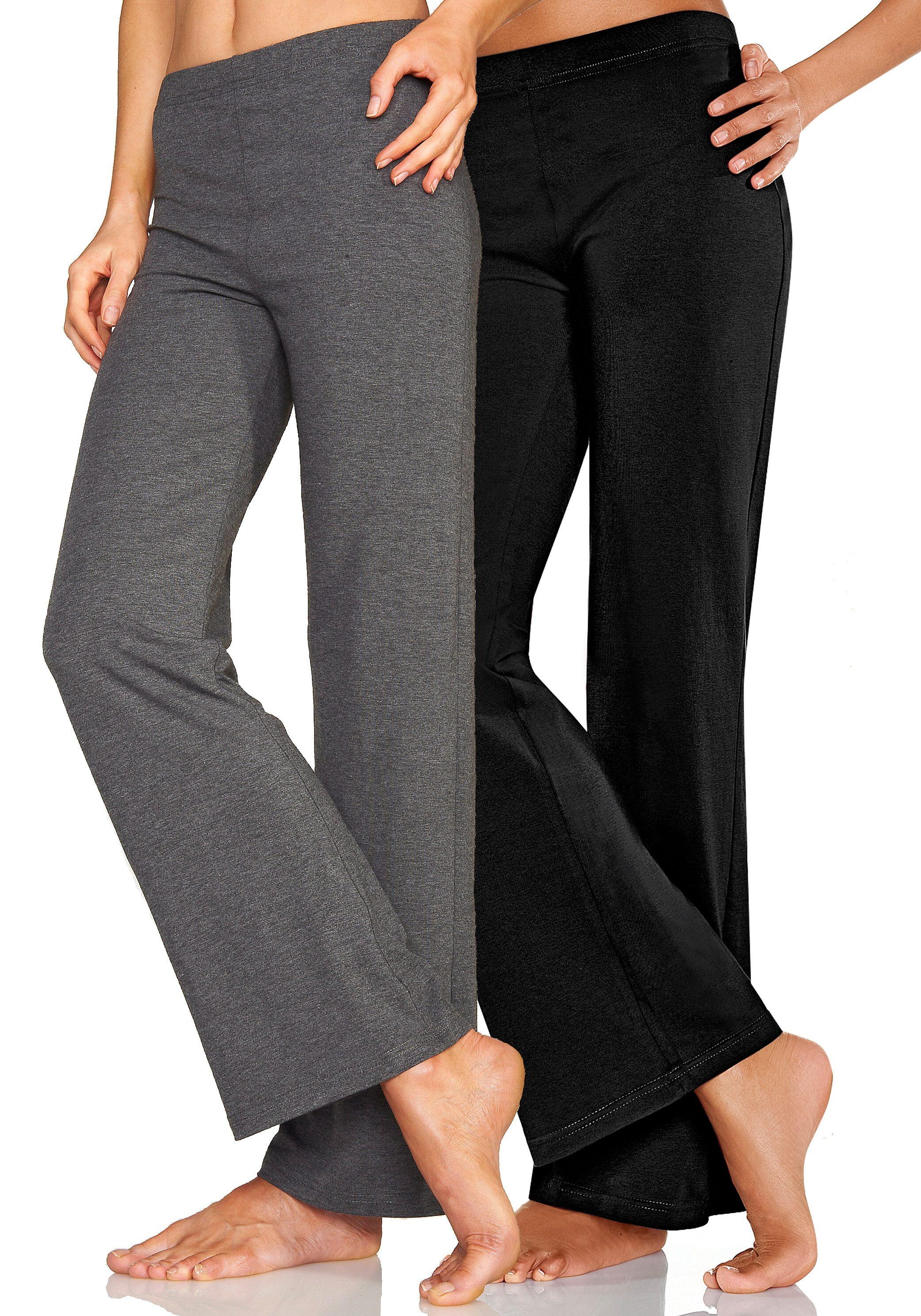 Damen Vivance Homewearhosen (2 Stück) aus softer elastischer Qualität 3/5