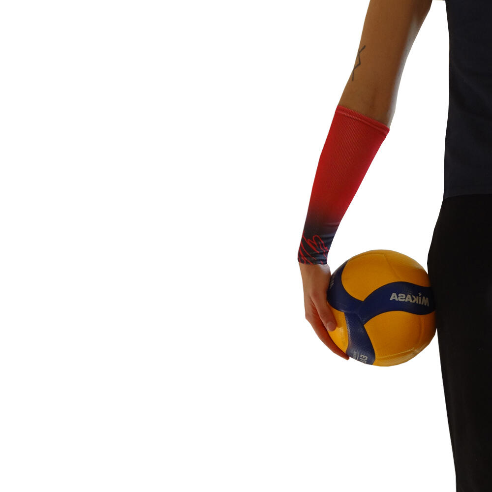 Rękawki siatkarskie unisex JG TEAM prążkowane krótkie 3/3