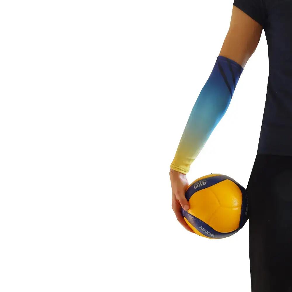 Rękawki siatkarskie unisex JG TEAM prążkowane midi 3/4