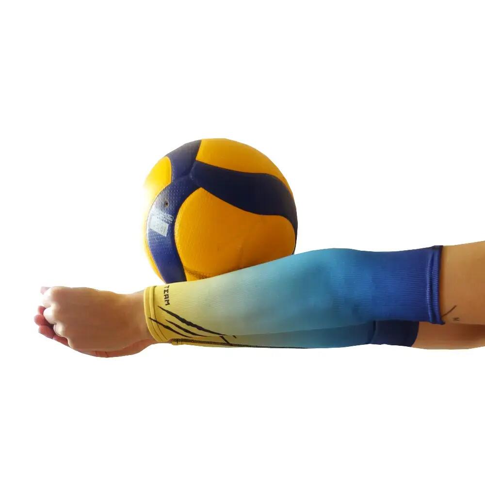Rękawki siatkarskie unisex JG TEAM prążkowane midi 2/4