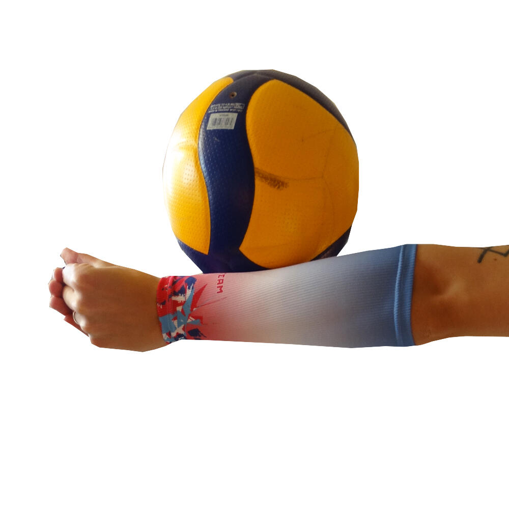Rękawki siatkarskie unisex JG TEAM prążkowane krótkie 2/4