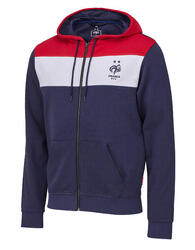 Sweat capuche zippé FFF - Collection officielle Equipe de France de Football