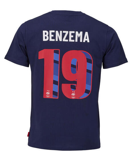 T-shirt FFF - Benzema - Collection officielle Equipe de France de Football