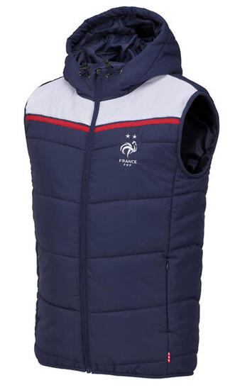 Doudoune sans manche FFF - Collection officielle Equipe de France de Football
