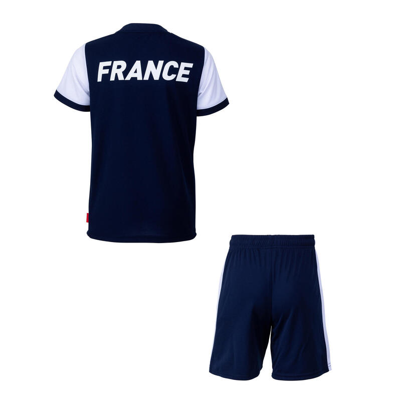 Maillot et short de foot France enfant