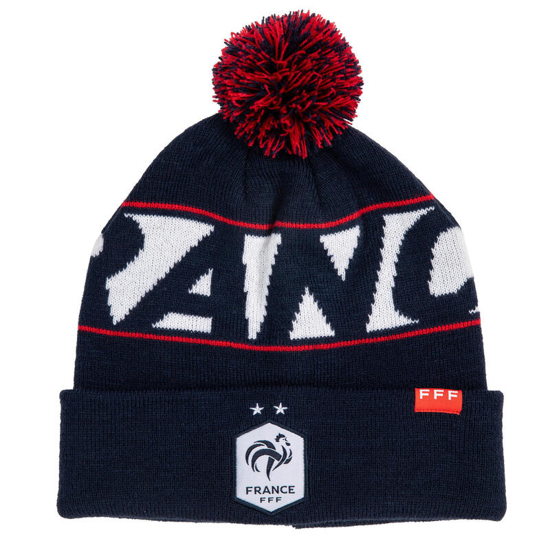 Bonnet pompon FFF - Collection officielle Equipe de France de Football - homme