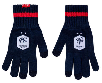 Gants FFF - Collection officielle Equipe de France de Football - Adulte