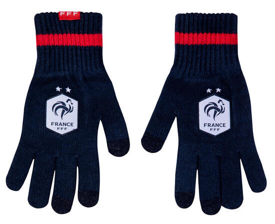 Gants FFF - Collection officielle Equipe de France de Football - Adulte