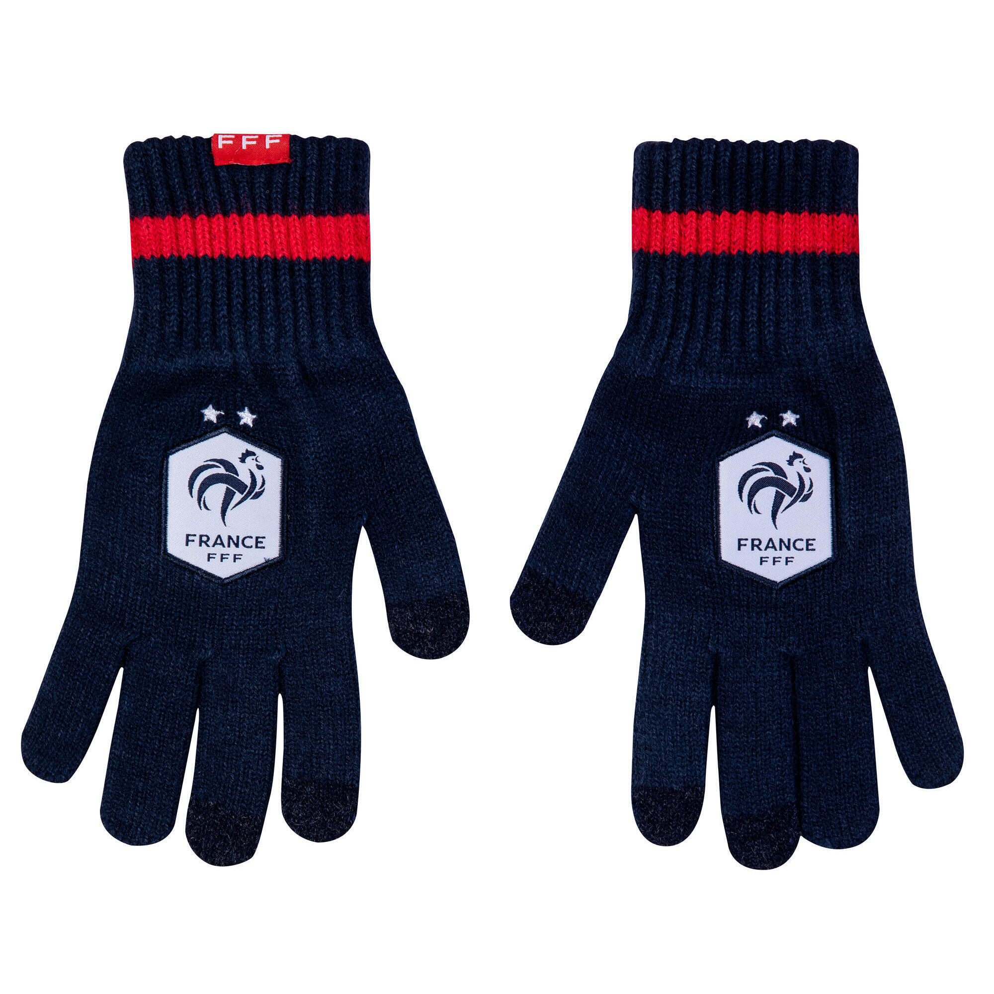Fff - Gants Fff - Collection Officielle Equipe De France De Football - Adulte - Gants - Bleu - 38 S - Decathlon