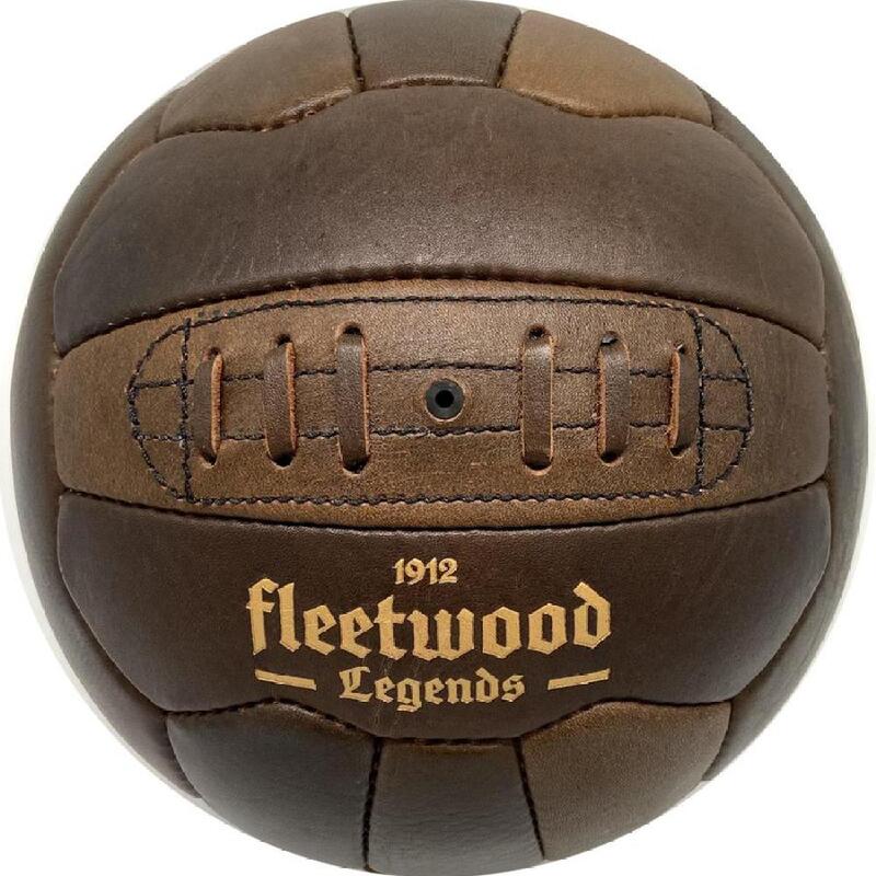 Vintage-Fußball Fleetwood Legends aus Leder