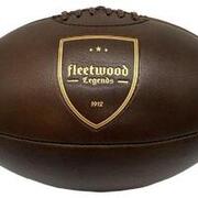 Pallone da Rugby vintage pelle Fleetwood Legends