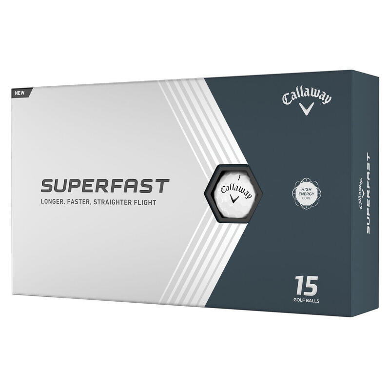 Superfast 高爾夫球 (15粒裝) - 白色