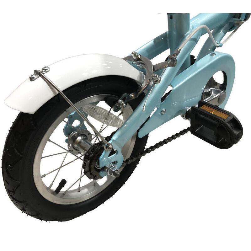 12" 摺疊自行車 - 藍綠色