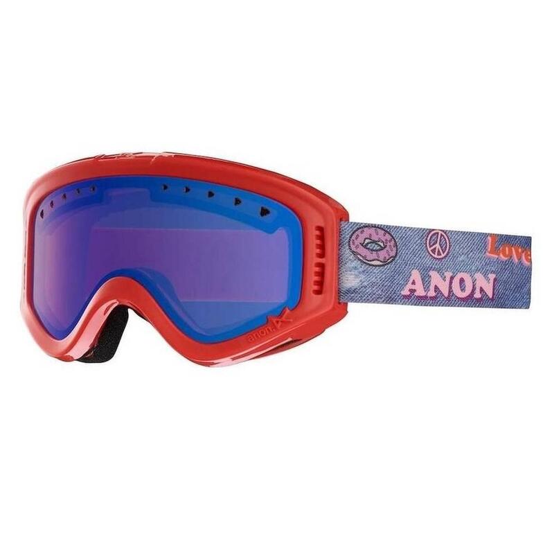 Gogle narciarskie dla dzieci Anon Tracker czerwone