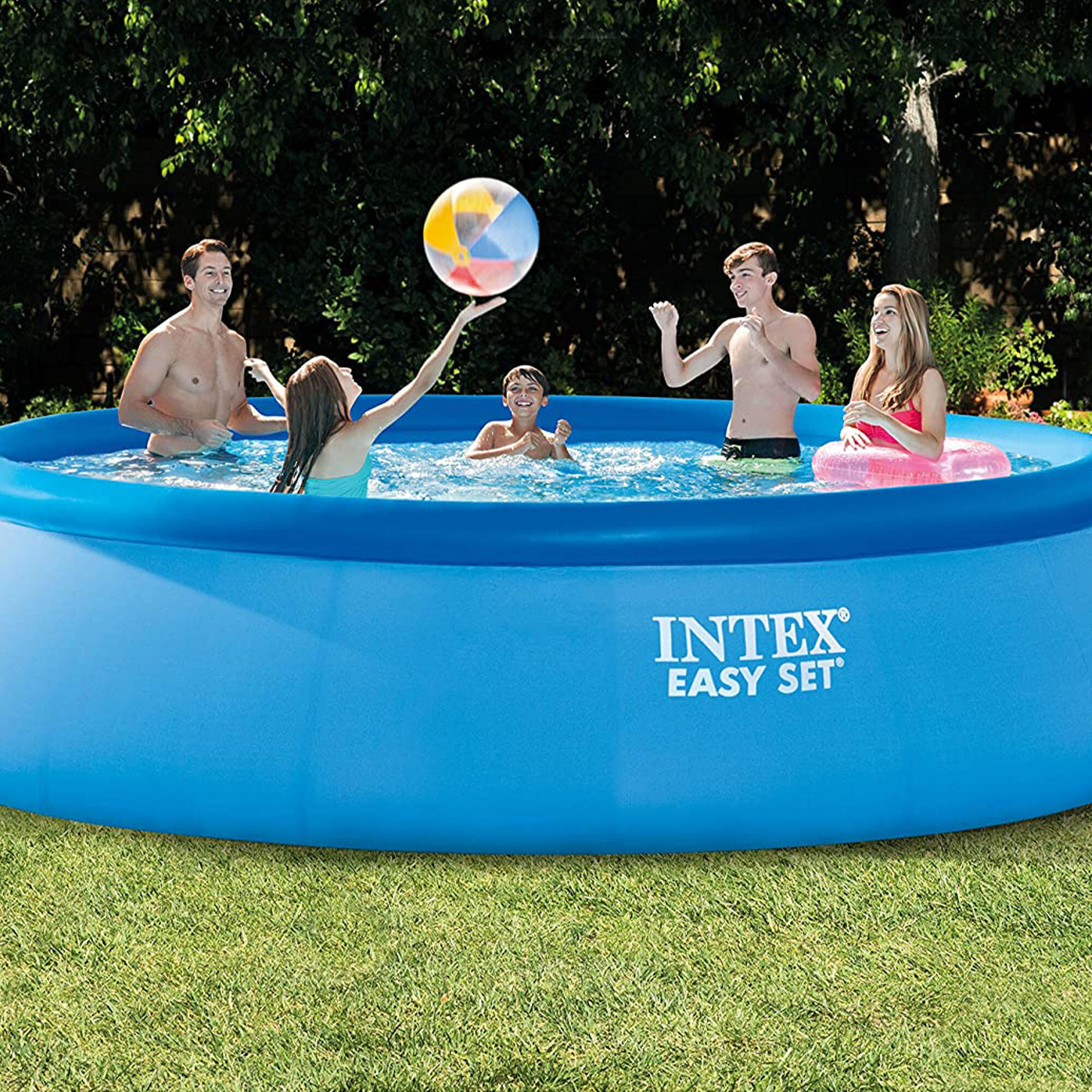 Intex 26166NP - Piscina Easy Set, Pompa Filtro, 457x107 cm 2/5