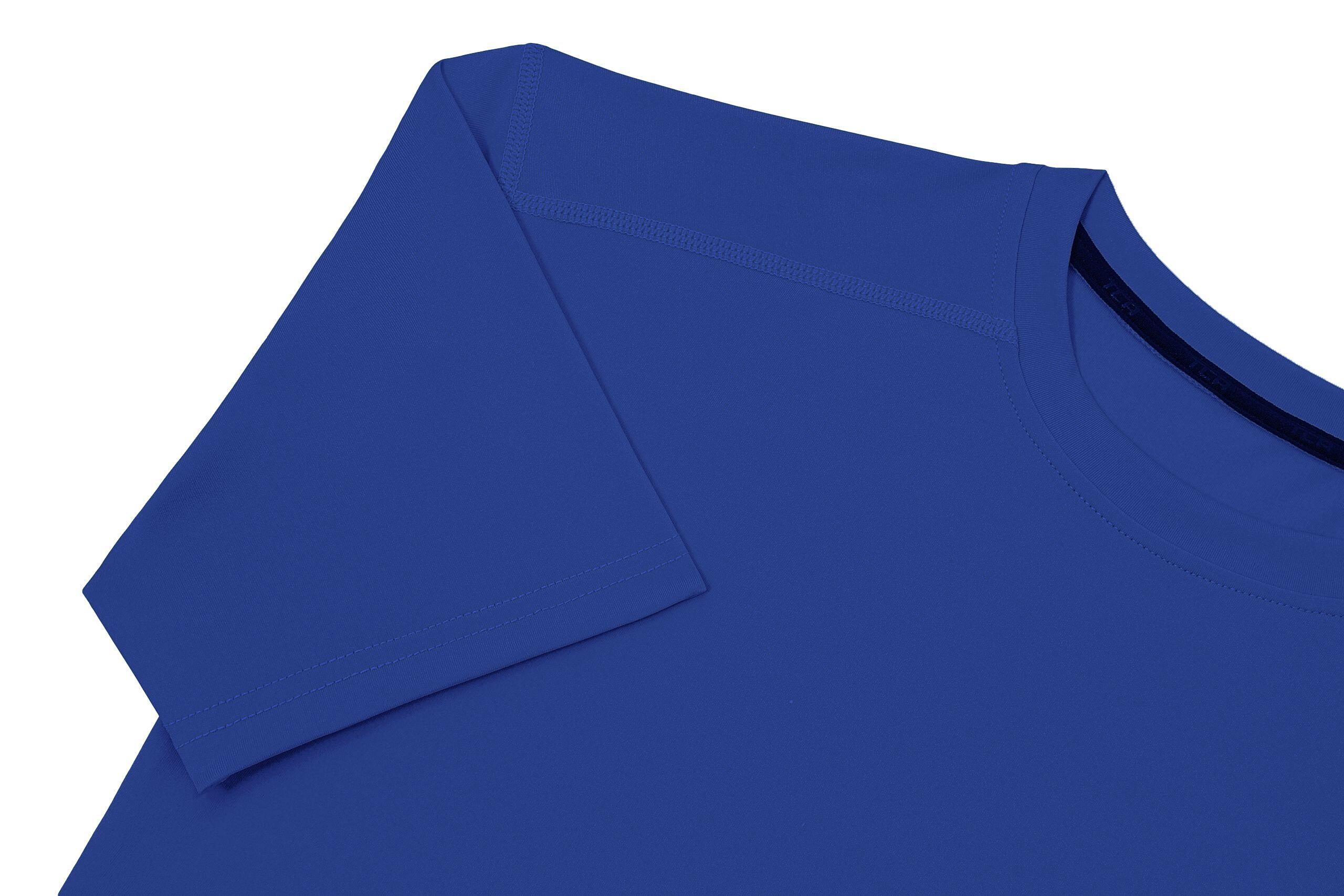 Men's Performance Base Layer Compression T-shirt - Dazzling Blue 4/4